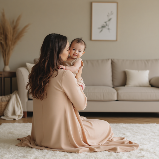 Chute de cheveux post‑partum : causes, solutions naturelles & soins