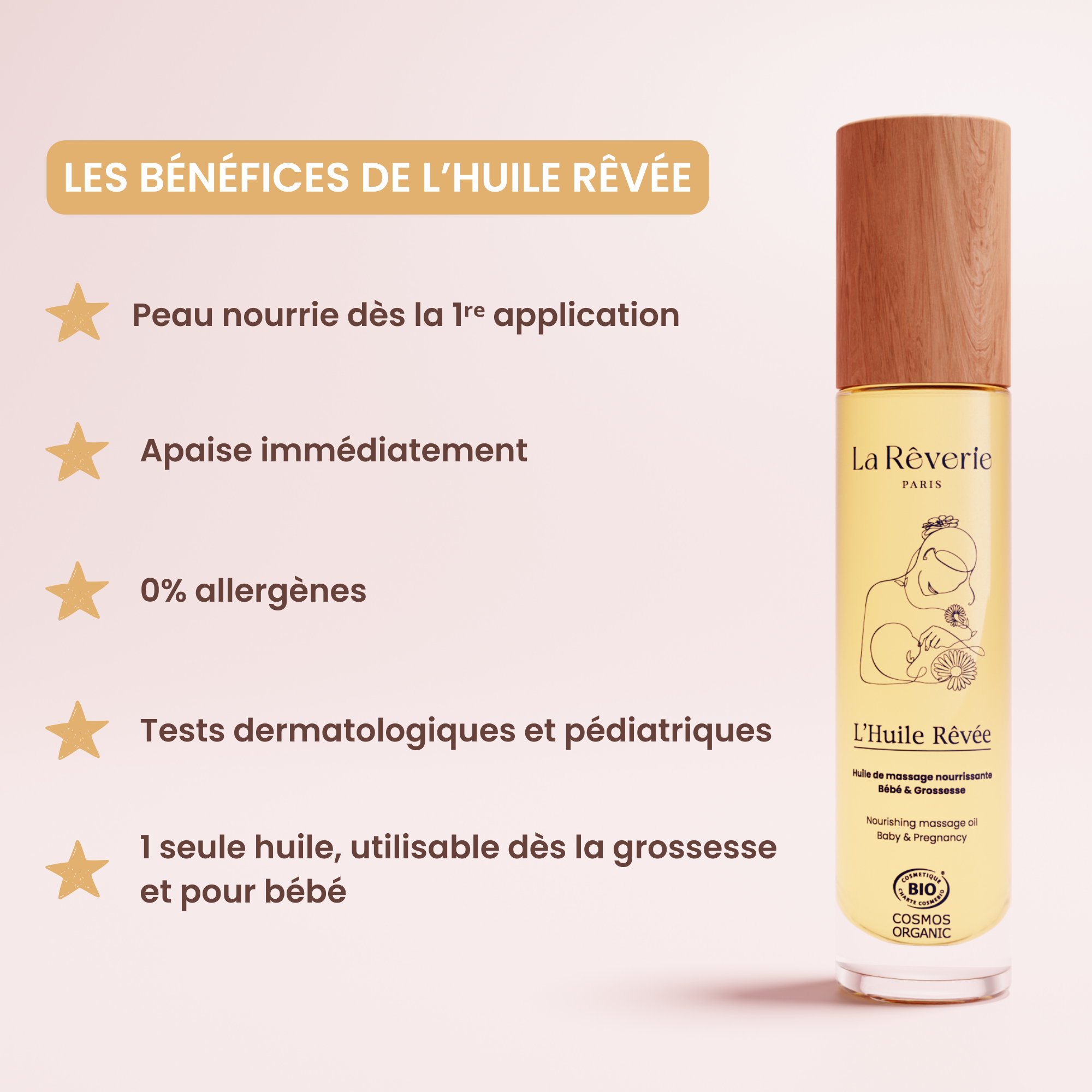 L'Huile Rêvée Bébé & Grossesse - 50 mL